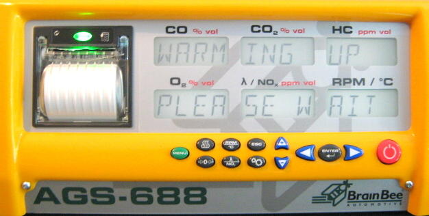 BrainBee Diesel Emission test